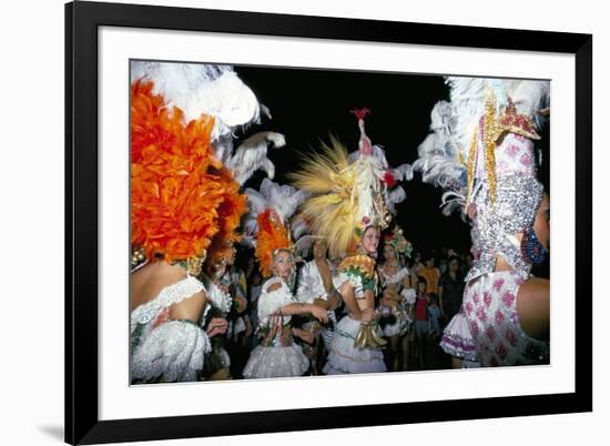 Carnival, Corrientes, Northern Argentina, Argentina, South America-Walter Rawlings-Framed Photographic Print