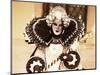 Carnival Costume, Venice, Veneto, Italy-Simon Harris-Mounted Photographic Print