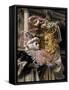 Carnival Costumes, Venice, Veneto, Italy-Roy Rainford-Framed Stretched Canvas