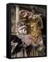 Carnival Costumes, Venice, Veneto, Italy-Roy Rainford-Framed Stretched Canvas