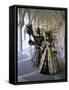 Carnival Costumes, Venice, Veneto, Italy-Simon Harris-Framed Stretched Canvas