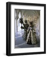 Carnival Costumes, Venice, Veneto, Italy-Simon Harris-Framed Photographic Print