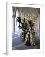 Carnival Costumes, Venice, Veneto, Italy-Simon Harris-Framed Photographic Print