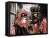 Carnival Costumes, Venice, Veneto, Italy-Simon Harris-Framed Stretched Canvas