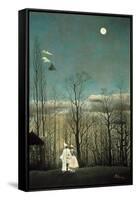 Carnival Evening-Henri Rousseau-Framed Stretched Canvas