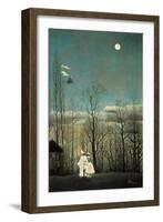 Carnival Evening-Henri Rousseau-Framed Art Print