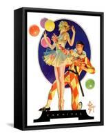 "Carnival,"February 25, 1933-Joseph Christian Leyendecker-Framed Stretched Canvas