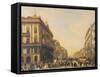 Carnival Float in Corso Venezia in Milan, 1860, Italy-null-Framed Stretched Canvas