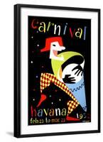 Carnival, Havana, 1952-null-Framed Art Print