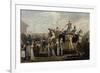 Carnival in 1810, Print by Philibert Louis Debucourt (1755-1832)-null-Framed Giclee Print