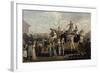 Carnival in 1810, Print by Philibert Louis Debucourt (1755-1832)-null-Framed Giclee Print