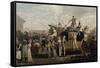 Carnival in 1810, Print by Philibert Louis Debucourt (1755-1832)-null-Framed Stretched Canvas