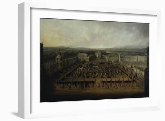 Carnival in Dresden-Johann Alexander Thiele-Framed Giclee Print