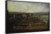 Carnival in Dresden-Johann Alexander Thiele-Framed Stretched Canvas