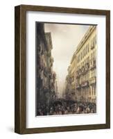 Carnival in Milan-Carlo Bossoli-Framed Giclee Print