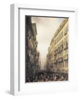 Carnival in Milan-Carlo Bossoli-Framed Giclee Print