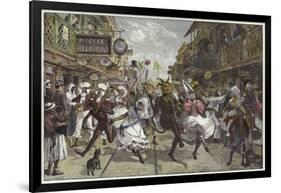 Carnival in Port of Spain, Trinidad-William Heysham Overend-Framed Giclee Print