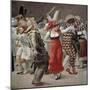 Carnival in Rome, 1828-Christoffer Wilhelm Eckersberg-Mounted Giclee Print