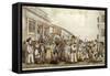 Carnival in Rome, 1830-Achille Pinelli-Framed Stretched Canvas