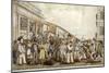 Carnival in Rome, 1830-Achille Pinelli-Mounted Giclee Print