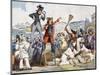 Carnival in Rome, by Bartolomeo Pinelli (1781-1835), Italy, 19th Century-Bartolomeo Pinelli-Mounted Giclee Print