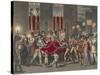 Carnival in Rome, Festival of the Moccoletti (Tapers), Italy, 19th Century-null-Stretched Canvas