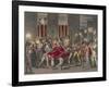 Carnival in Rome, Festival of the Moccoletti (Tapers), Italy, 19th Century-null-Framed Giclee Print