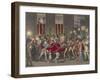 Carnival in Rome, Festival of the Moccoletti (Tapers), Italy, 19th Century-null-Framed Giclee Print