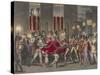 Carnival in Rome, Festival of the Moccoletti (Tapers), Italy, 19th Century-null-Stretched Canvas