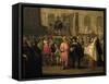 Carnival in St. Mark's Square, Venice-null-Framed Stretched Canvas