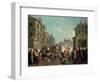 Carnival in the Streets of Paris, 1757-Etienne Jeaurat-Framed Giclee Print