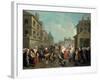 Carnival in the Streets of Paris, 1757-Etienne Jeaurat-Framed Giclee Print