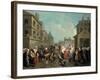 Carnival in the Streets of Paris, 1757-Etienne Jeaurat-Framed Giclee Print