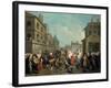 Carnival in the Streets of Paris, 1757-Etienne Jeaurat-Framed Giclee Print