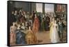 Carnival in Venice-Hilary Jones-Framed Stretched Canvas