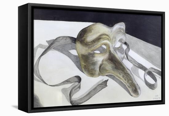 Carnival Mask II-Carolyn Hubbard-Ford-Framed Stretched Canvas