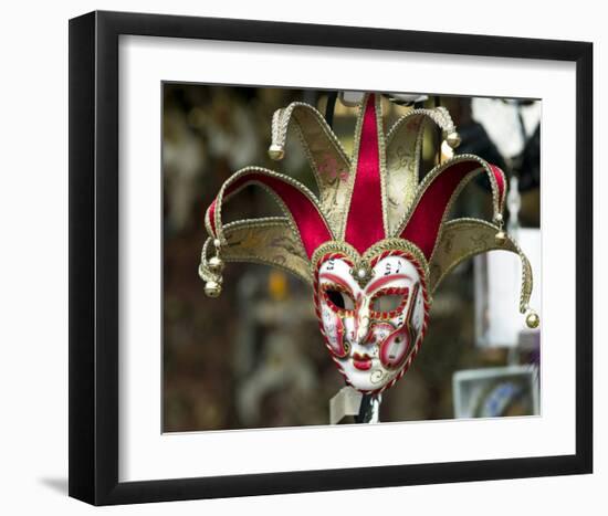 Carnival Mask Venice Italy-null-Framed Art Print