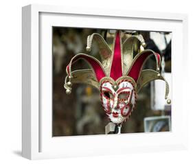 Carnival Mask Venice Italy-null-Framed Art Print