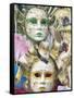 Carnival Masks, Tuscany, Florence, Italy-Rob Tilley-Framed Stretched Canvas