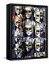 Carnival Masks, Venice, Veneto, Italy-Guy Thouvenin-Framed Stretched Canvas