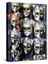 Carnival Masks, Venice, Veneto, Italy-Guy Thouvenin-Stretched Canvas