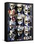 Carnival Masks, Venice, Veneto, Italy-Guy Thouvenin-Framed Stretched Canvas