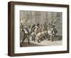 Carnival of Basel, 1843-Hieronymus Hess-Framed Giclee Print