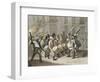 Carnival of Basel, 1843-Hieronymus Hess-Framed Giclee Print