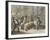 Carnival of Basel, 1843-Hieronymus Hess-Framed Giclee Print