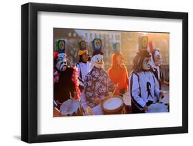 Carnival of Basel (Basler Fasnacht), Basel, Canton of Basel City, Switzerland, Europe-Hans-Peter Merten-Framed Photographic Print