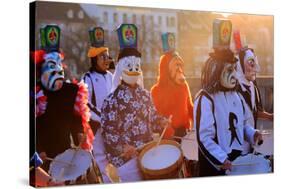 Carnival of Basel (Basler Fasnacht), Basel, Canton of Basel City, Switzerland, Europe-Hans-Peter Merten-Stretched Canvas