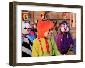 Carnival of Basel (Basler Fasnacht), Basel, Canton of Basel City, Switzerland, Europe-Hans-Peter Merten-Framed Photographic Print