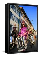 Carnival of Basel (Basler Fasnacht), Basel, Canton of Basel City, Switzerland, Europe-Hans-Peter Merten-Framed Stretched Canvas