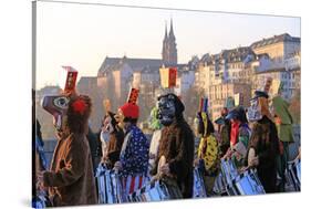 Carnival of Basel (Basler Fasnacht), Basel, Canton of Basel City, Switzerland, Europe-Hans-Peter Merten-Stretched Canvas